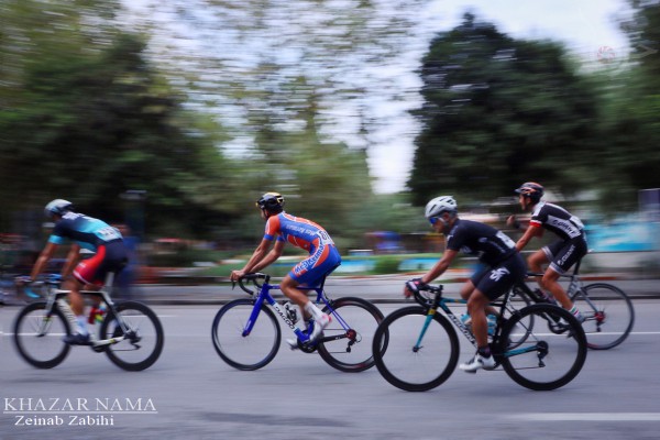 پایان مسابقات لیگ دوچرخه سواری مازندران در ساری