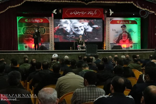اجتماع مدافعان حرم مازندران با حضور سردار فدوی در ساری
