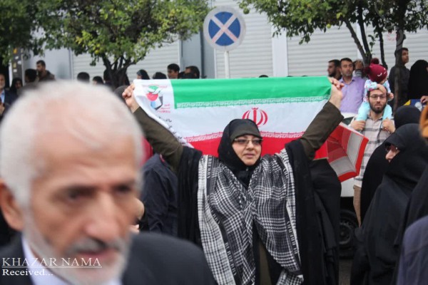 راهپیمایی مردم بابل در محکومیت حادثه تروریستی شاهچراغ شیراز