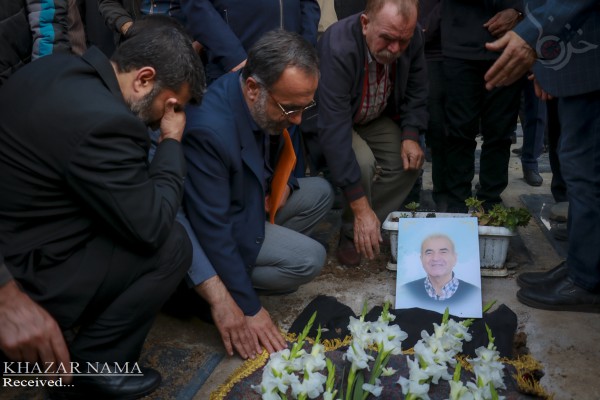 مراسم تشییع و خاک‌سپاری مرحوم “محمد قنبرپور” شهردار اسبق ساری