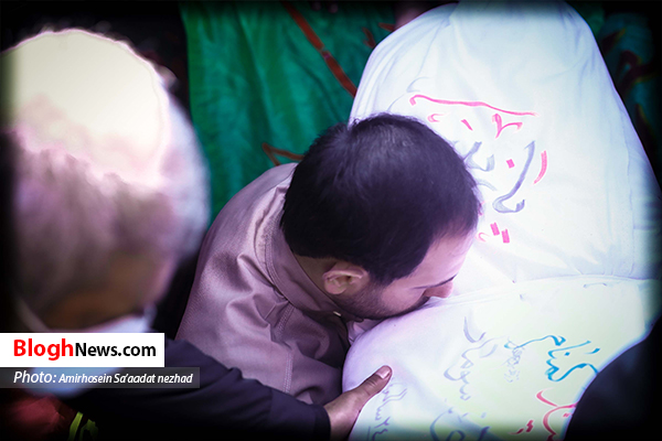  تشییع و تدفین شهید گمنام دفاع مقدس در شهرستان نکا