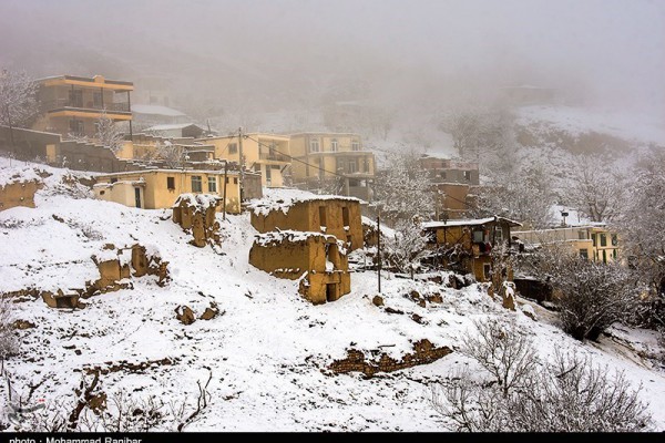 بارش برف در مناطق ییلاقی و ارتفاعات گیلان 