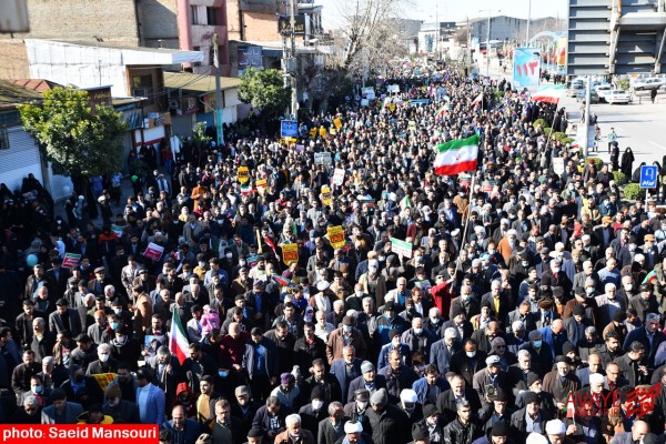 راهپیمایی ۲۲ بهمن و جشن ۴۴ سالگی انقلاب اسلامی در نکا