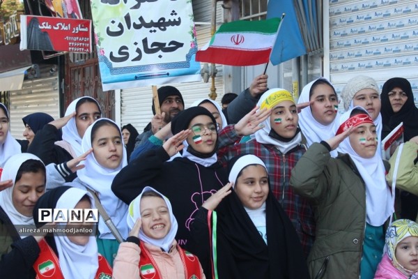 راهپیمایی ۲۲ بهمن و جشن ۴۴ سالگی انقلاب اسلامی در گلوگاه