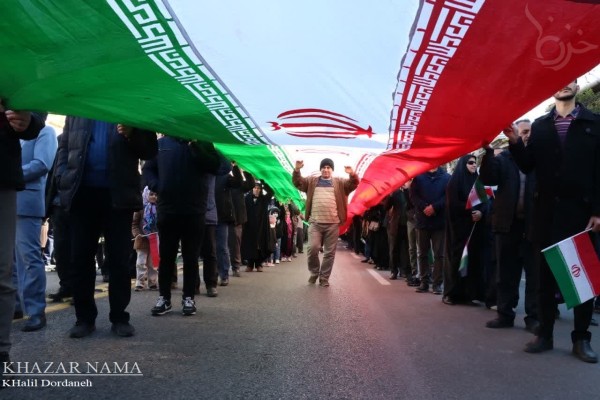 راهپیمایی ۲۲ بهمن و جشن ۴۴ سالگی انقلاب اسلامی در ساری