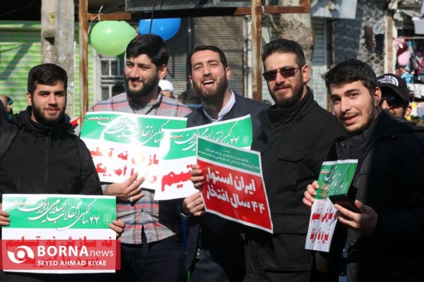 راهپیمایی ۲۲ بهمن و جشن ۴۴ سالگی انقلاب اسلامی در لاهیجان