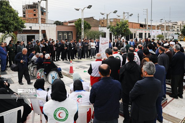 مراسم روز بزرگداشت شهدا در ساری با اجرای نمایش خیابانی