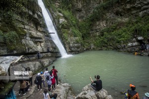  هفت آبشار شیرآباد در شرق گرگان