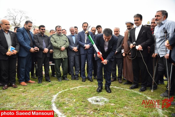کلنگ زنی عملیات اجرایی طرح اضطراری آبرسانی به شرق مازندران