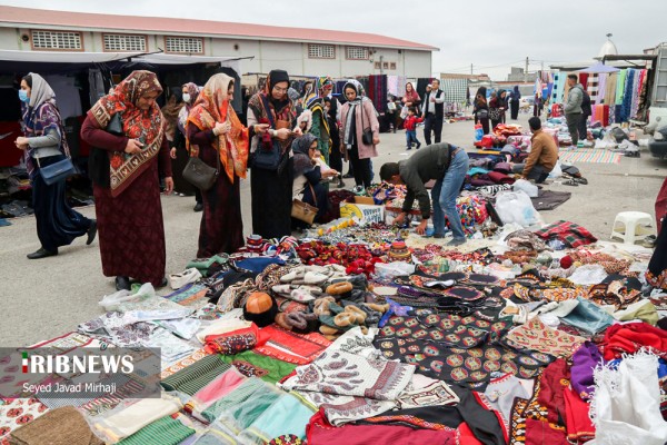 بازار سنتی نوروز در ترکمن صحرا گلستان