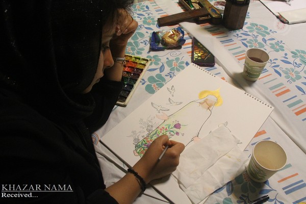 محفل هنرهای تجسمی ویژه  نیمه شعبان در حوزه هنری مازندران