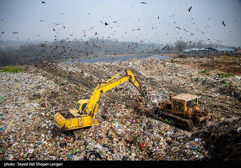 دپوی زباله شهری در منطقه جنگلی انجیلسی بابل‌کنار - خزرنما