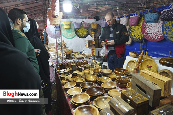 نمایشگاه نوروزی صنایع دستی در منطقه کپورچال نوشهر