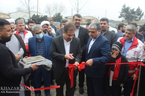 مراسم افتتاح ایستگاه نوروزی در قائم شهر