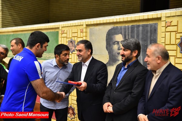 دیدار صمیمی استاندار مازندران با اعضای تیم ملی کشتی کشور