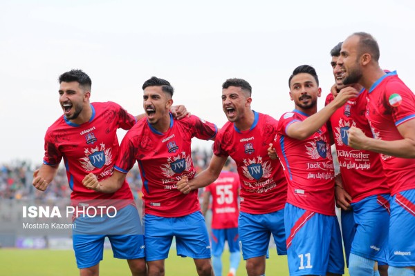 پیروزی تیم فوتبال نساجی مازندران مقابل پیکان در جام حذفی