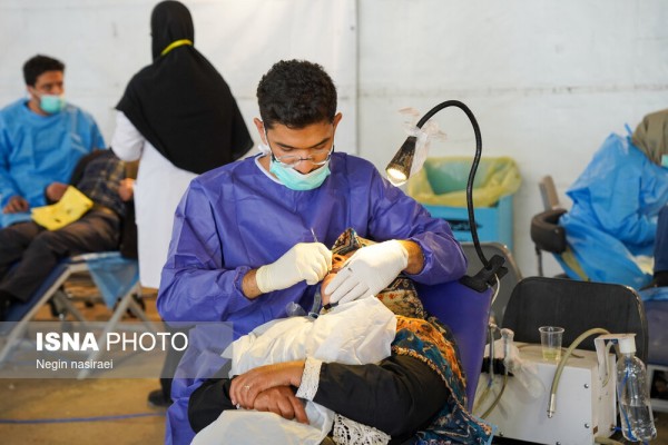 اردوی جهادی دندانپزشکی در مصلای شهرستان بابل