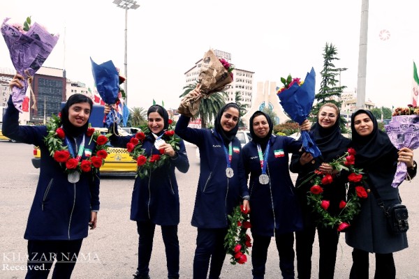 استقبال از قهرمانان ساروی تیم ملی فوتسال ناشنوایان  در مسابقات آسیایی