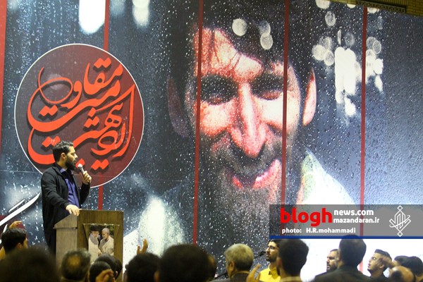 هفتمین سالگرد شهید مدافع حرم محمد بلباسی در قائم شهر