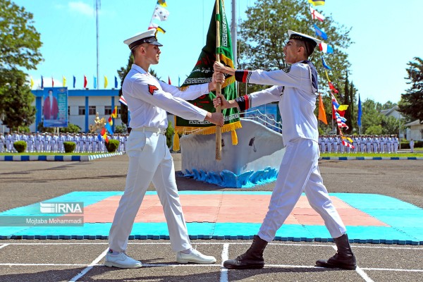 مراسم دانش آموختگی دانش پذیران نیروی دریایی ارتش در رشت