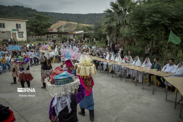 جشن وصال در روستای باغ گلبن گرگان 