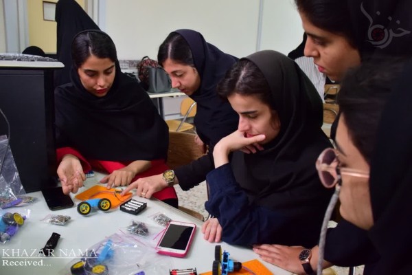 مسابقات رباتیک در آموزشکده فنی حرفه ای قدسیه ساری