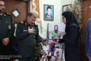 تجلیل سردار مسلمی از بانوی مازندرانی قهرمان آلیش آسیا