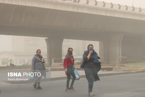 گرد و غبار میهمان استان گلستان