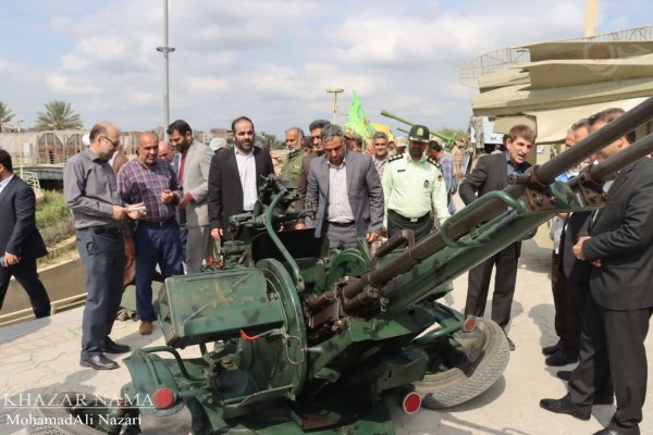 افتتاح نمایشگاه هفته دفاع مقدس مازندران در ساری