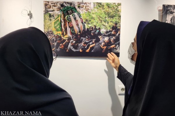 افتتاح نمایشگاه عکس ششمین اشکواره حسینی در آمل