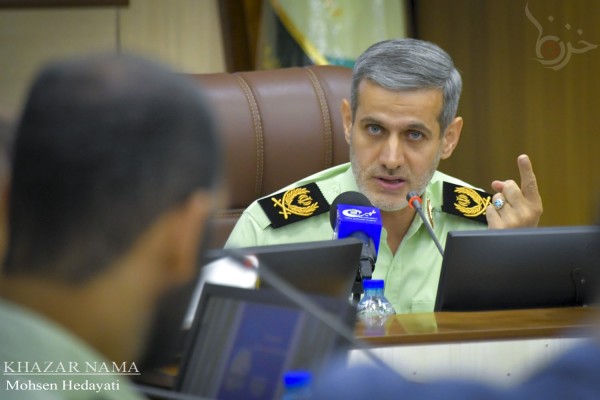نشست خبری فرمانده انتظامی مازندران در آستانه هفته فراجا