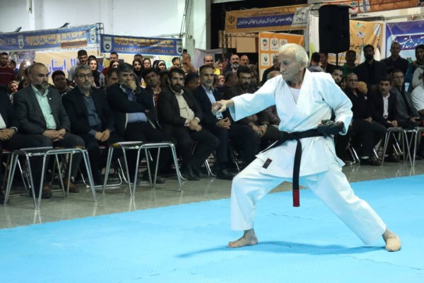  مراسم اختتامیه نخستین نمایشگاه تخصصی ورزش مازندران در قائم شهر