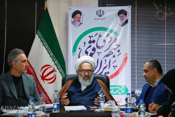 نشست هم اندیشی جبهه مردمی ایران قوی  مازندران با آیت الله معلمی