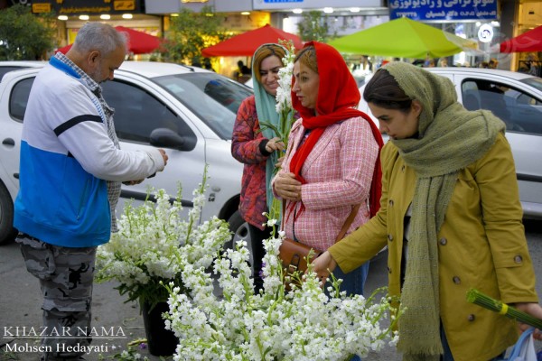حال و هوای بازار و خیابان های شهر ساری در آستانه نوروز ۱۴۰۳