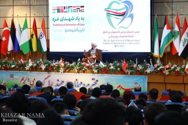 افتتاحیه جشنواره ورزشی دانشجویان بین‌الملل پزشکی کشور در ساری