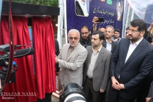 افتتاح پارک جنگلی شهید نوبخت ساری باحضور وزیر راه و شهرسازی 
