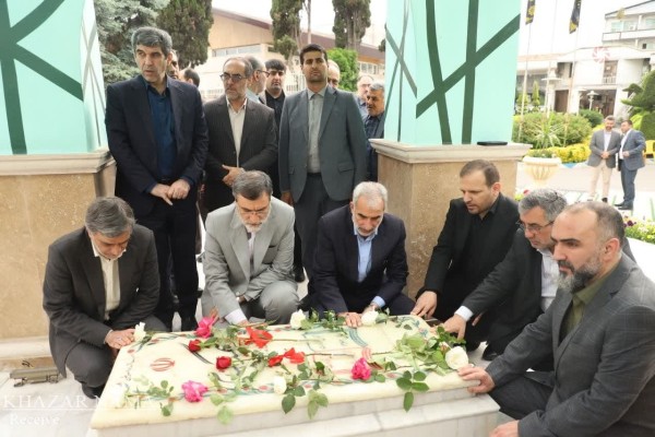 مراسم گرامیداشت سالروز تدفین شهید گمنام در استانداری مازندران