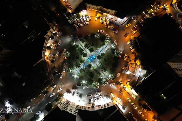 بهره برداری از پروژه بازپیرایی میدان سلمان فارسی ساری
