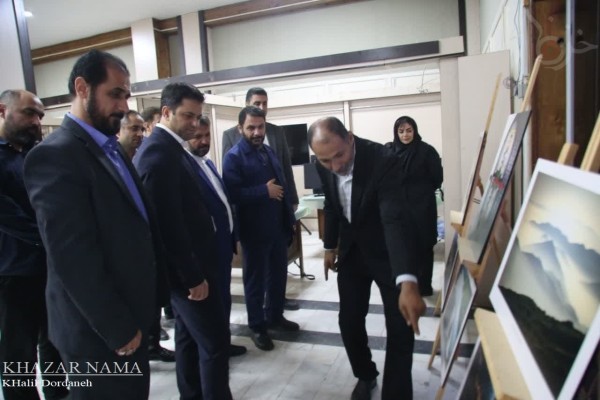 افتتاح نمایشگاه تولیدات فرهنگی و هنری اصناف بازار ساری