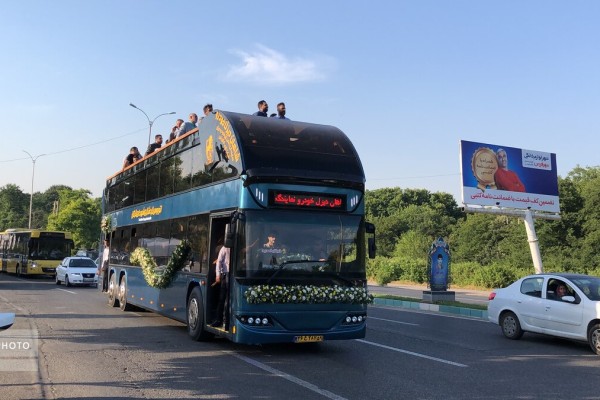 آغاز فعالیت نخستین اتوبوس گردشگری گلستان در گرگان