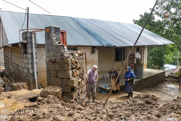 آخرین وضعیت روستای رجه سوادکوه ده روز پس از سیل
