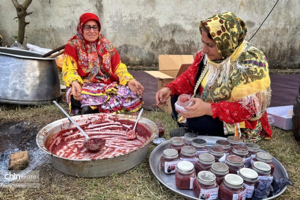 نخستین جشنواره محلی انار ترشی در روستای دازمیرکنده ساری