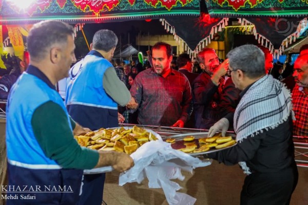 خدمات رسانی موکب شرکت آب و فاضلاب مازندران در کنگره ملی شهدا