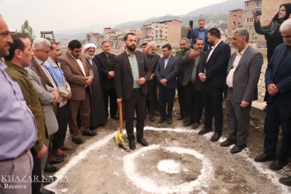 مراسم کلنگ‌زنی پل شهید صادقی شهر زیراب شهرستان سوادکوه