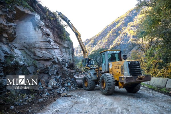 بازدید رئیس کل دادگستری مازندران از ایمن سازی جاده چالوس