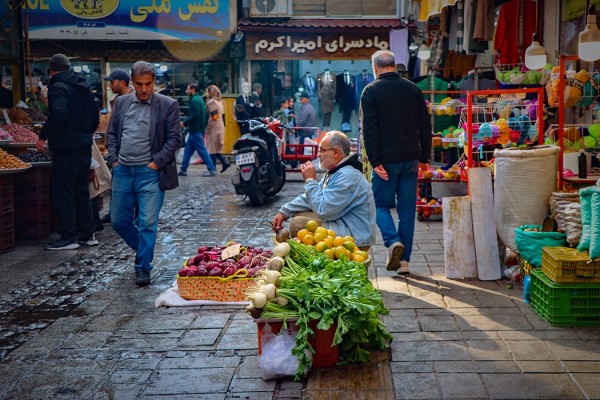 رشتِ بازار یکی از بزرگترین بازار های رو باز کشور