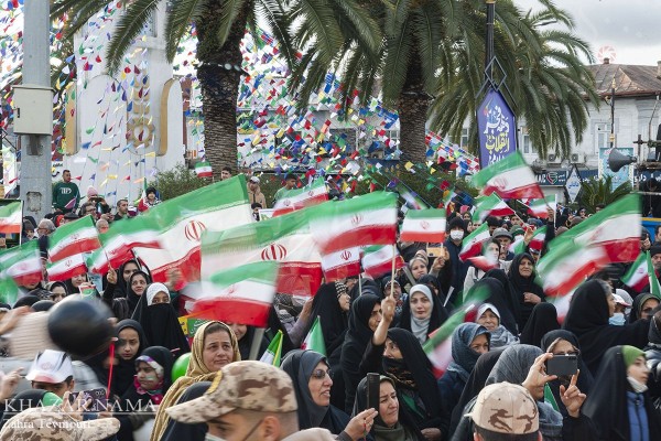 جشن انقلاب و راهپیمایی ۲۲بهمن در قائم شهر