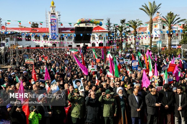 جشن انقلاب و راهپیمایی ۲۲بهمن در رشت