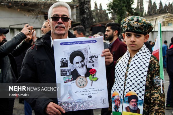 جشن انقلاب و راهپیمایی ۲۲بهمن در گرگان