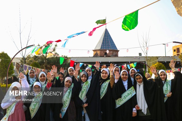 جشن نیمه شعبان در بقعه ناصر الحق آمل